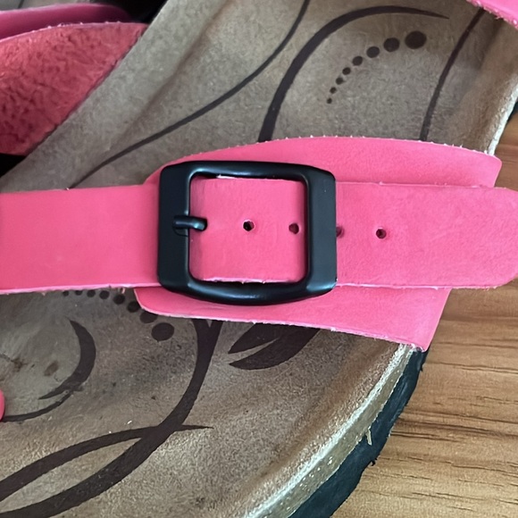 Romika women’s wedge cork leather sandals size 40 pink - Picture 10 of 10